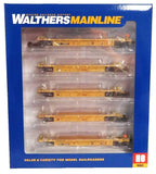 HO Scale Walthers MainLine Small Red  logo 910-55668 TTX DTTX 748192 Thrall 5-Unit Rebuilt 40' Well Car