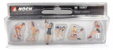 HO Scale Noch Gmbh & Co 15957 Sexy Ladies/Women Figures pkg (6)