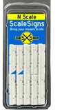 N Scale ScaleSigns.com 13128 Highway Concrete Jersey Barriers (10) pcs