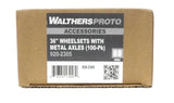 HO Scale Walthers Proto 920-2305 36" Turned Metal RP-25 Wheelsets pkg (100)