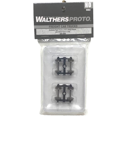 Share HO Scale Walthers Proto 920-2003 Plastic Andrews Trucks w/33" Metal Wheels