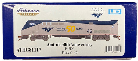 HO Athearn Genesis G81117 Amtrak P42DC 50th Anniversary Phase V #46 DCC Ready