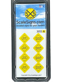 N Scale ScaleSigns.com 3055 Draw Bridge & Narrow Bridge Road Sign (8) pcs