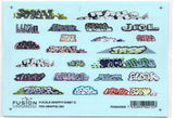 N Scale Fusion Graphics 111-160 Graffiti Decal Set #11
