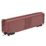 HO Scale Kadee 6000 Undecorated 50' PS-1 Boxcar Red w/9' Youngstown Door