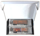 N Scale Micro Trains 983 05 098 Pacific Fruit Express 40' Steel Reefer 2-Pack