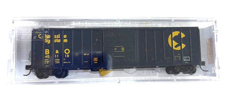 N Scale Micro Trains 025 00 356 Chessie System B&O 401110 50' Rib Side Boxcar