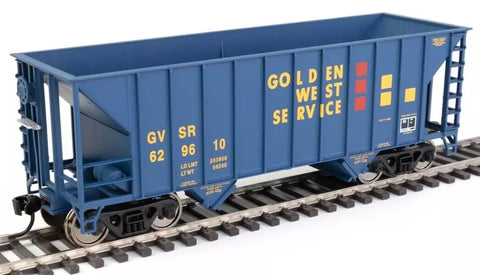 Walthers MainLine 910-56606 Golden West GVSR 629610 34' 100-Ton 2-Bay Hopper