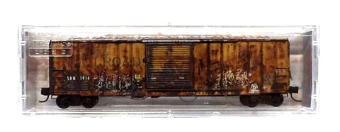 N Scale Micro Trains 02544196 Weathered Sabine River ex-Cadiz 50' Boxcar