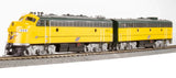 HO Scale Broadway 9695 Chicago and North Western 400, 410 EMD F7 A-Unpowered B Set - Standard DC - Stealth