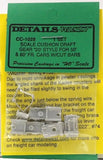 HO Scale Details West CC-1025 Cushion Draft Gear For 50' & 60' Freight Cars