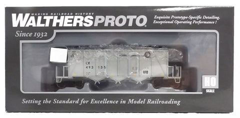 HO Scale Walthers Proto 920-106031 Conrail CR 493135 40' Ortner 100-Ton Aggregate Hopper