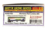 HO Scale Micro Trains 2000005 Montana Rail Link 50002 Weathered ACF 3-Bay Hopper