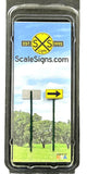N Scale ScaleSigns.com 3027CR Right Pointing Arrow Street/Road (2) pcs
