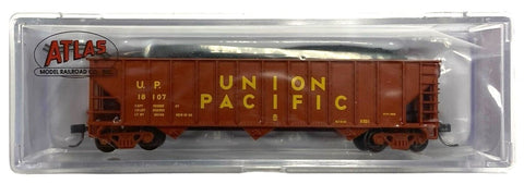 N Scale Atlas 50005857 Union Pacific UP 18107 90-Ton 3-Bay Hopper /coal load