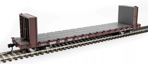 HO Scale Walthers 910-5857 BNSF 545005 60' PS Bulkhead Flatcar