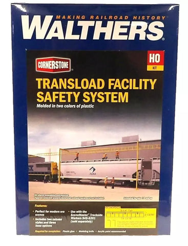 HO Scale Walthers Cornerstone 933-4185 Transload Facility Safety System Kit