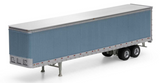 HO Scale Athearn 29082 Owner Operator Metallic Blue 45' Smooth Side Trailer