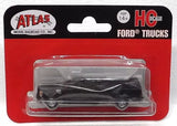 HO Atlas 35000009 Ford F-350 Black Sealth Police Crew-Cab Pickup Truck w/Cap