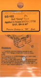 HO Scale Details West BE-152 Bell "Gong" Type Applied to Noses of CNW, DT&I, BAR