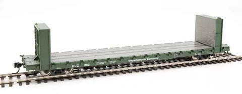 HO Scale Walthers 910-5853 Weyerhaeuser CLC 1102 60' PS Bulkhead Flatcar