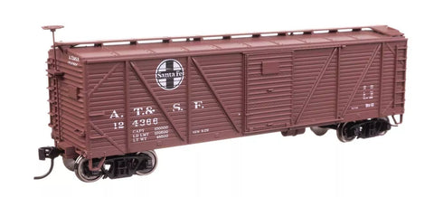 HO Walthers MainLine 910-40704 Santa Fe 124366 40' ARA Single Sheathed Boxcar
