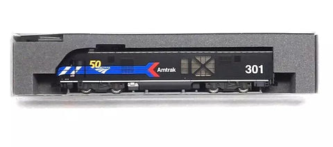 N Scale Kato 176-6050-DCC Amtrak 301 50th Day One Siemens ALC-42 Charger w/DCC