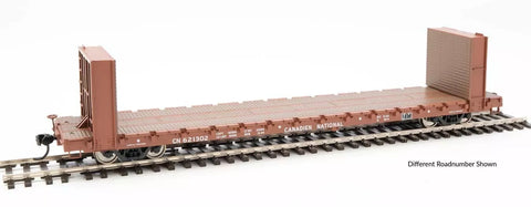 HO Scale Walthers 910-5836 Canadian National CN 621311 60' PS Bulkhead Flatcar