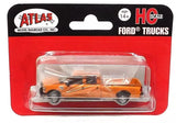 HO Scale Atlas 35000004 Ford F-350 Safety Orange Crew-Cab Pickup Truck