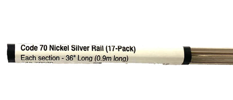 HO Scale Walthers 948-70000 Code 83 Nickel Silver Rail pkg(17)