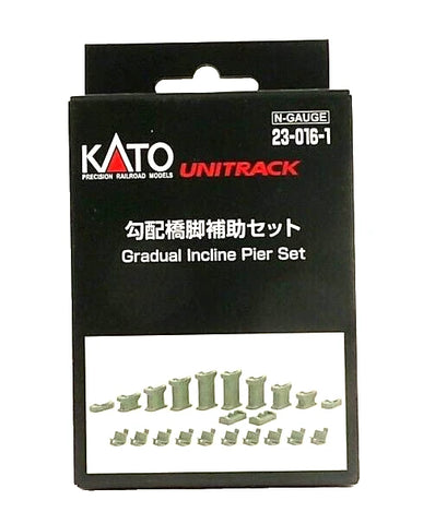 N Scale Kato Unitrack 23-0161 Add On Single Track Incline Viaduct Pier Set