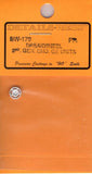 HO Scale Details West BW-179 Breakwheel 2nd, Gen. EMD. GE Units