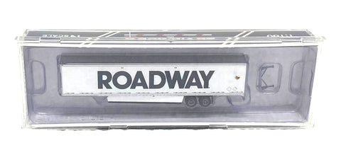 N Scale Trainworx 45384-06 Roadway Hyundai 53' Dry Van Semi Trailer w/Skirts