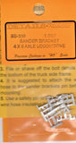 HO Scale Details West SB-330 Sander Bracket 4x6 Axle Locomotive 1 Set