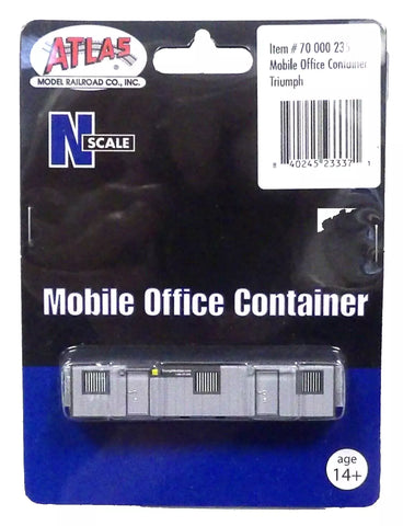 N Scale Atlas 70000235 Triumph 40' Mobile Office Container