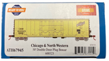 HO Scale Athearn 67945 Chicago & Northwestern C&NW 600523 50' Evans DD Plug Box