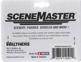 HO Scale Walthers SceneMaster 949-6058 Seated People Set #2 Figure Set (6) pcs