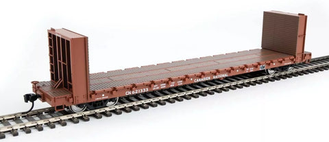 HO Scale Walthers 910-5865 Canadian National CN 621333 60' PS Bulkhead Flatcar