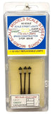 HO Scale Tichy Train DD1003 Gray Street Lamps pkg (3)