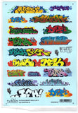 HO Scale Fusion Graphics 102-87 Graffiti Decal Set #3