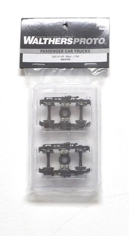 HO Scale Walthers Proto 920-2102 GSC 41-HR Metal Passenger Trucks w/36" Wheels