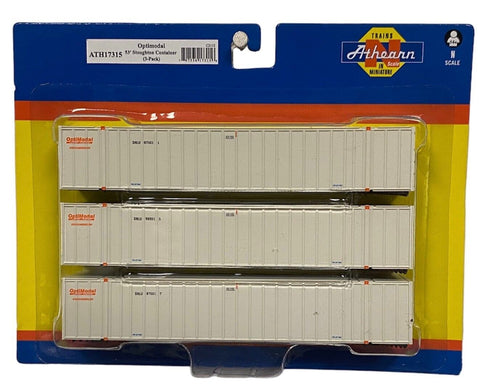 N Scale Athearn 17315 Optimodal 53' Stoughton Containers Set #2 3-Pack
