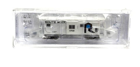 N Scale Bluford Shops 44301 Rock Island #17112 International Bay Window Caboose
