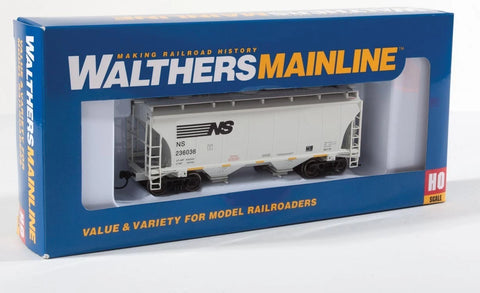 HO Walthers MainLine 910-7540 Norfolk Southern 39' Trinity 2-Bay Covered Hopper