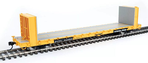 HO Scale Walthers 910-5880 Trailer Train PTTX 93493 60' PS Bulkhead Flatcar