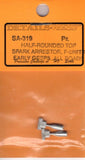 HO Scale Details West SA-319 Half-Rounded Top Spark Arrestor, F-Units Early Geep