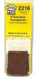 HO Scale Kadee 2216 8' Youngstown Boxcar Doors High Tack Board Boxcar Red (2) pr