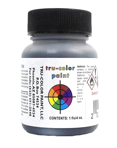 Tru-Color TCP-851 Flat Engine Black 1 oz Paint Bottle