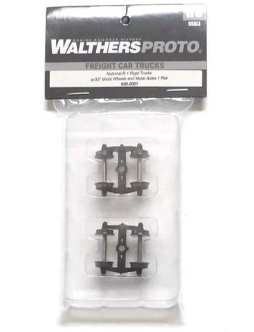 HO Scale Walthers Proto 920-2001 National B-1 Trucks w/33" Wheels