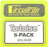 N/HO/O Scale Circuitron 800-6006 Tortoise Under-Track Switch Machine 6-Pack